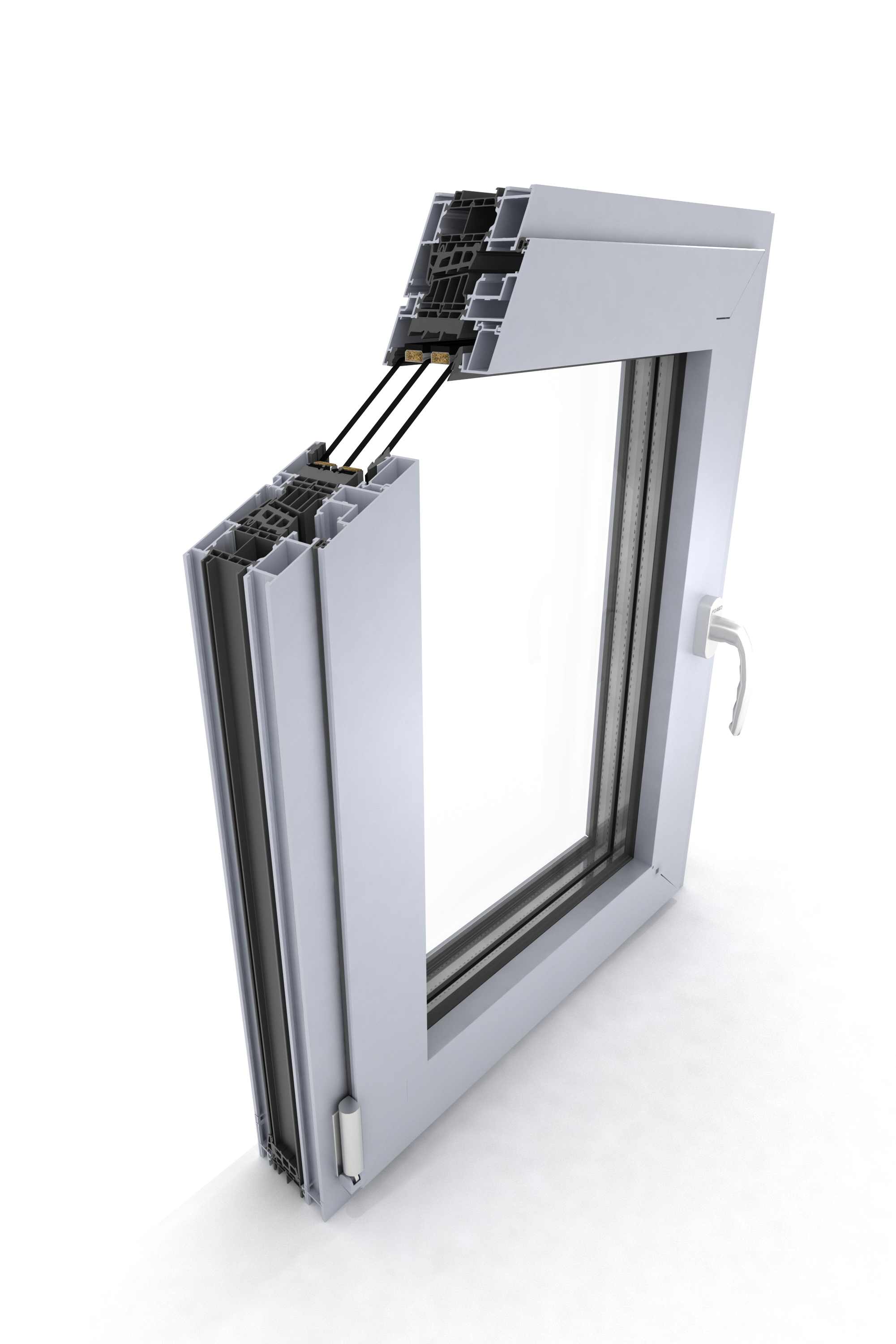 DA-77 aluminium window