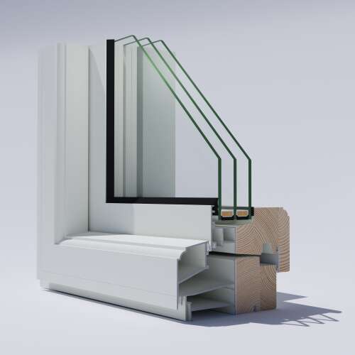 LEIAB Epok timber alu-clad window