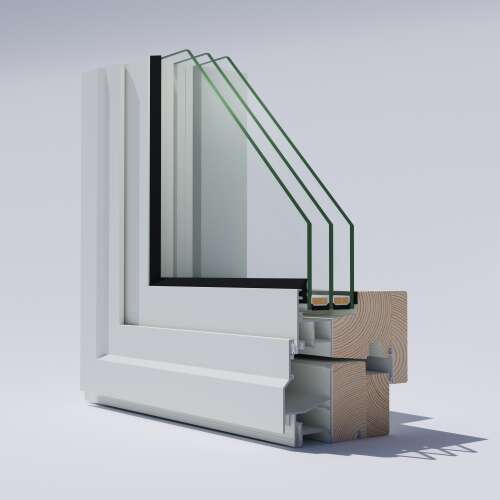 LEIAB Haga timber alu-clad window